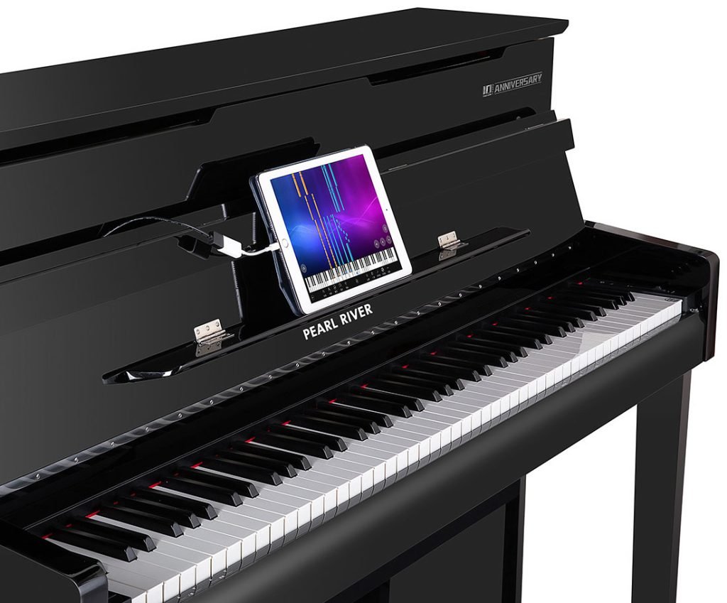 Pearl River Digital Pianos_F83 With Tablet