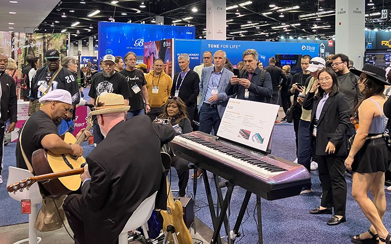 Mike Lawson Signature Series_Crowd at NAMM